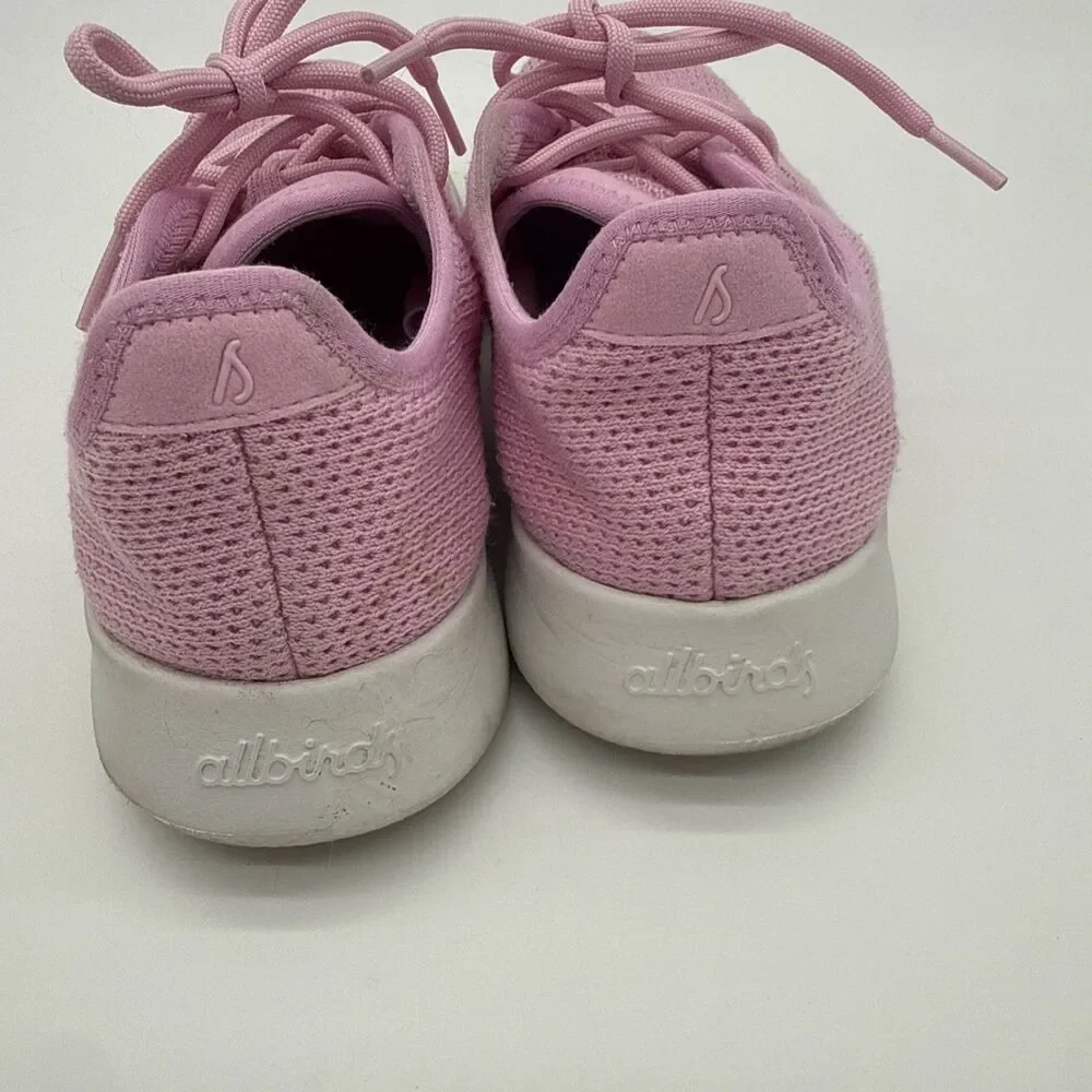 Allbirds Women’s Tree Dasher Tennis Shoes Trainers Size 7 Pink